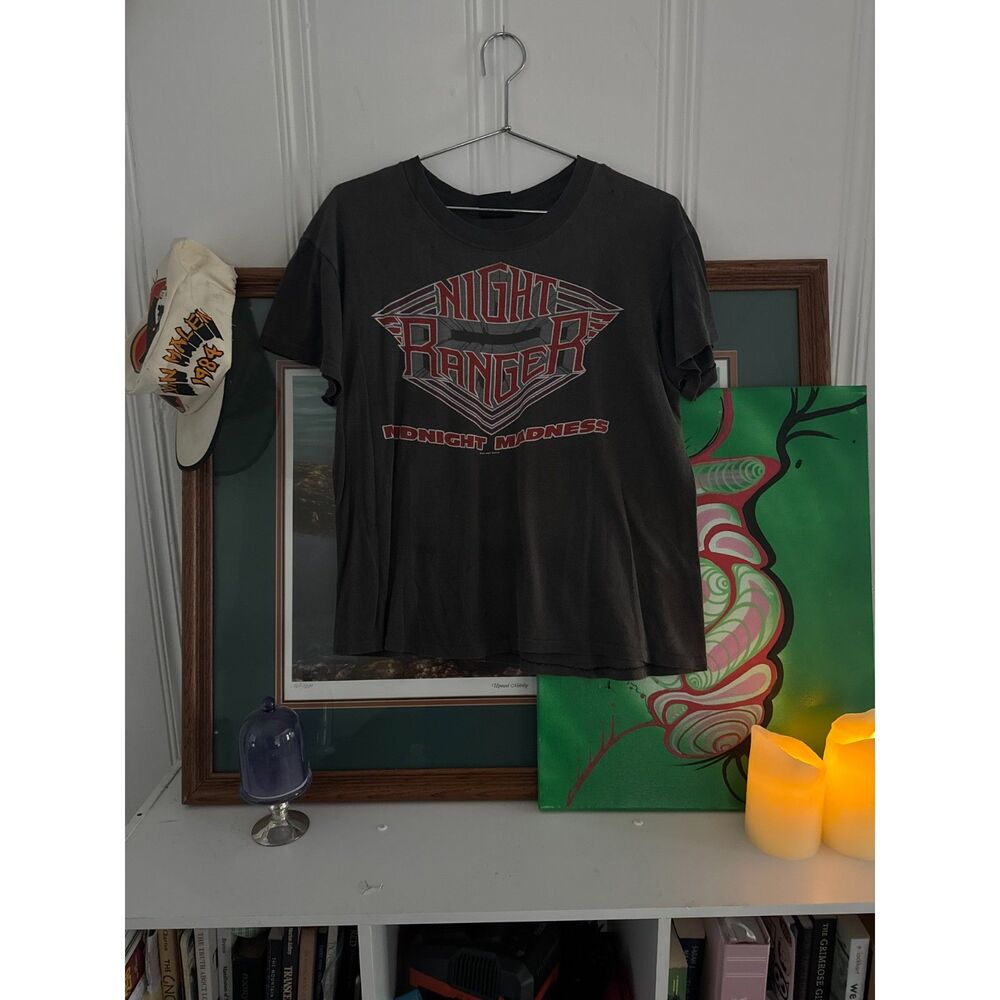 Vintage Night Ranger - Midnight Madness 1983 Womens Tour Tee Size M